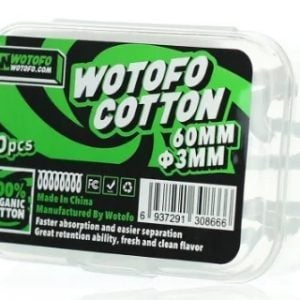 Cotton Vape Wotofo 3mm e 6mm - -