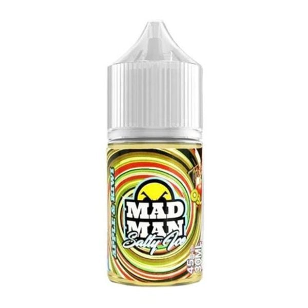 Juice Mad Man- Nic Salt Apple & Kiwi Ice - -