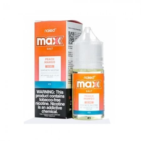 Juice Naked Max Peach Mango - Nic Salt 30ml - -