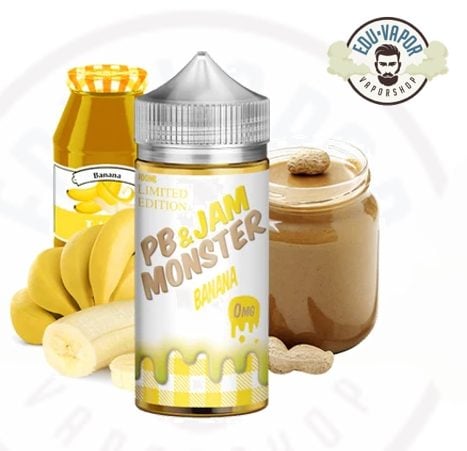 Juice Banana Pb & Jam Monster Sal 24mg Nic Salt 30ml - -