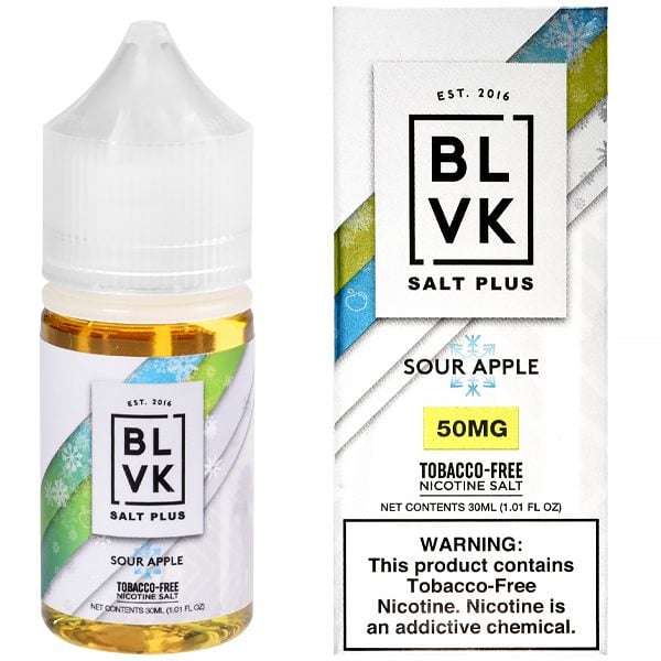 Juice Blvk Plus Sour Apple Ice - Nic Salt 30ml - -