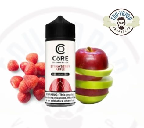 Juice Dinner Lady Core Strawberry Apple - FreeBase 120ml - -