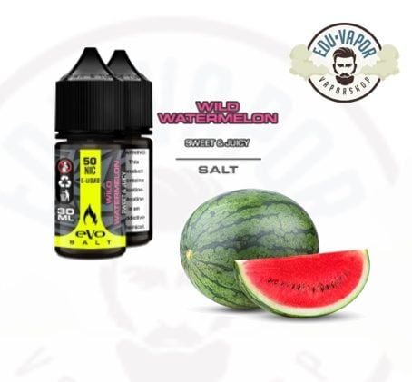 Juice Halo Evo Salt Wild Watermelon Sweet & Juicy Nic Salt 35mg 30ml - -