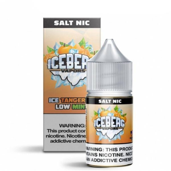 Juice Iceberg Vapors Ice Tangerine Low Mint Nic Salt 30ml - -