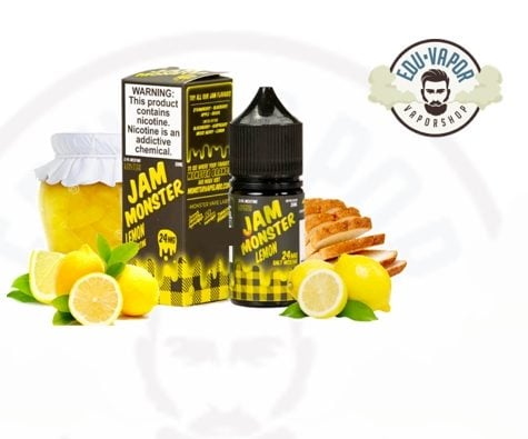 Juice Jam Monster Nic Salt Lemon 24mg 30ml - -