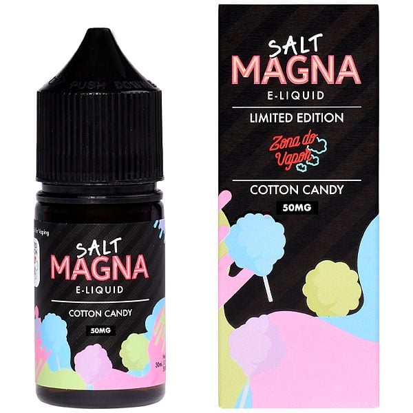 Juice Magna & Zona Do Vapor Cotton Candy - Nic Salt 30ml - -