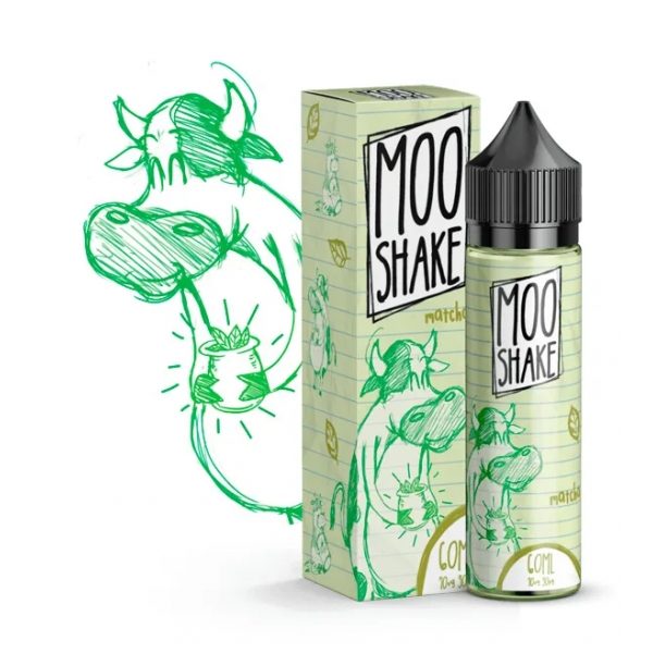 Juice Moo Shake Matcha - Free Base 60ml - -