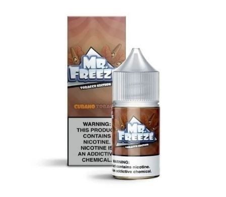 Juice Mr. Freeze Tobacco Edition Cubano Tobacco - Nic Salt 30ml - -