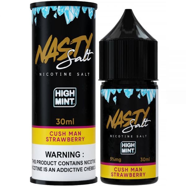Juice Nasty Cush Man Strawberry High Mint - Nic Salt 30ml - -