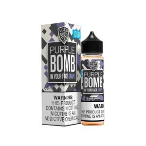 Juice Vgod Ice Purple Bomb - Free Base 60ml - -