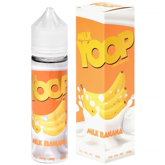 Juice Yoop Milk Banana - Free Base 60ml - -