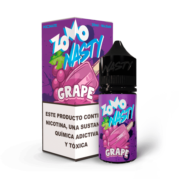 Juice Zomo Nasty - Picolé Grape - Nicsalt 30ml - -