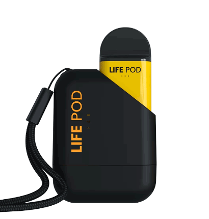 Kit Life Pod - Pod ECO - 5000Puffs - Bateria + Refil - 550mAh Lifepod - -