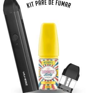 Kit PARE DE FUMAR! - POD SYSTEM CALIBURN 520MAH - UWELL - Dinner Lady - Nic Salt - Lemon Tart - -