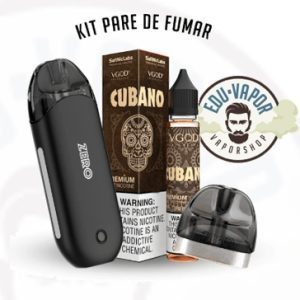 Kit PARE DE FUMAR! VGOD Nic Salt Cubano Rich Creamy Cigar - -