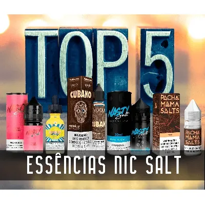 Top 5 essências Nic Salt Edu Vapor - Blog -