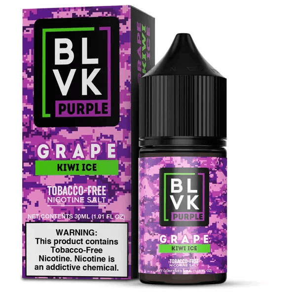 Juice BLVK Purple - Grape Kiwi Ice - Nic Salt 30ml - -