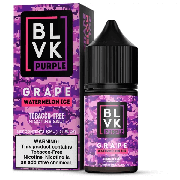 Juice BLVK Purple - Grape Watermelon Ice - Nic Salt 30ml - -