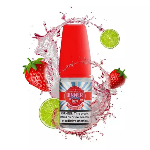 Juice Dinner Lady - Strawberry Ice - Nic Salt 30ml - -