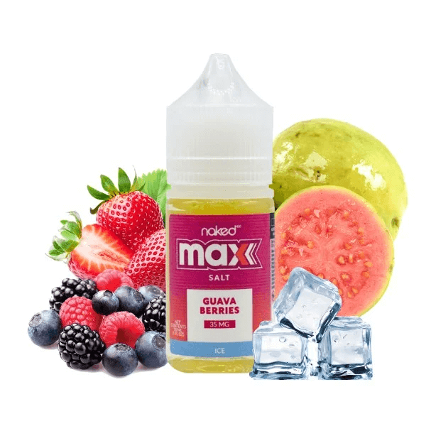 Juice Naked Max Guava Berries - Nic Salt 30ml - -