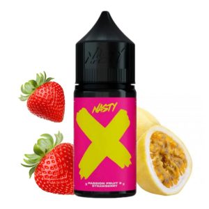 Juice Nasty X - Passion Fruit & Strawberry Nic Salt - 30ml - -