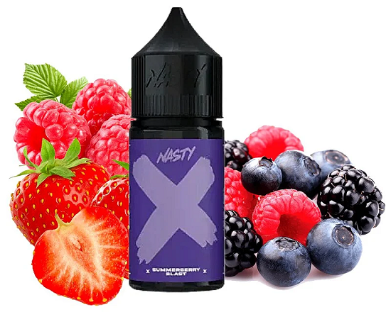Juice Nasty X - Summerberry Blast Nic salt - 30ml - -