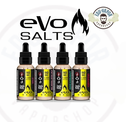 Juice Halo Evo Salt Spearmint Crisp & Refreshing Nic Salt 35mg 30ml - -