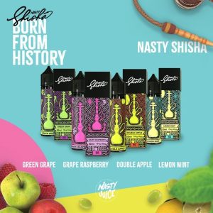 Juice Nasty Shisha Double Apple - Free Base 60ml - -